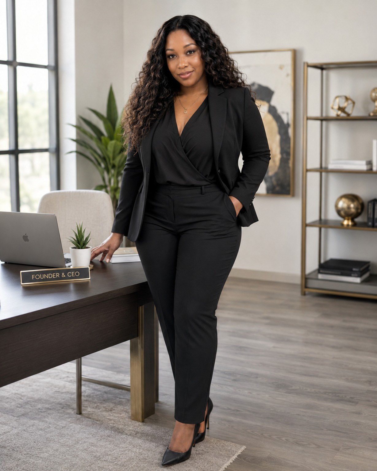 Jena Swann in office